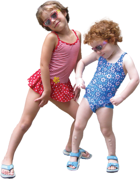 Chloe and Julia rock it out in 2008